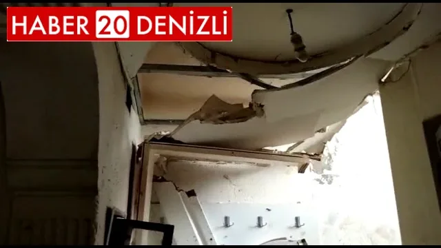 Denizli’de doğalgaz patlamasında karı koca yaralandı