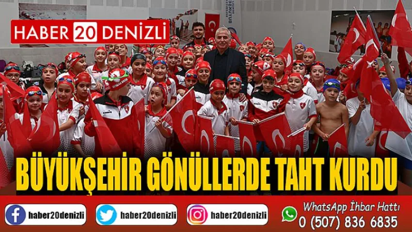 Büyükşehir gönüllerde taht kurdu