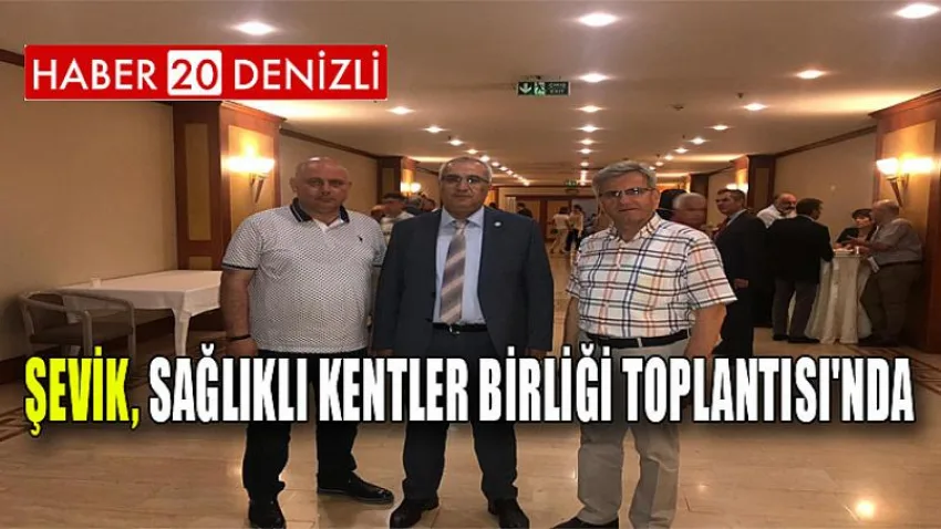 Şevik,sağlıklı Kentler Birliği Toplantısı'nda