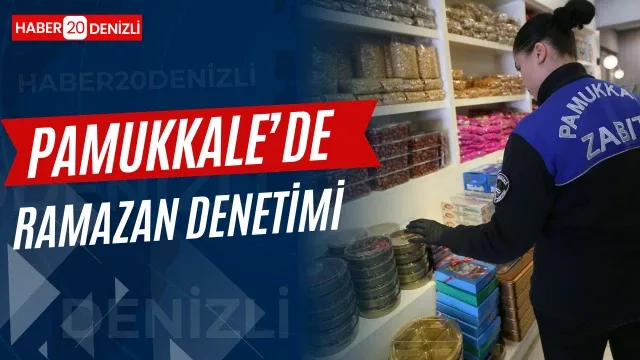 Pamukkale Belediyesi Zabıta Müdürlüğü ekipleri denetimi sürüyor
