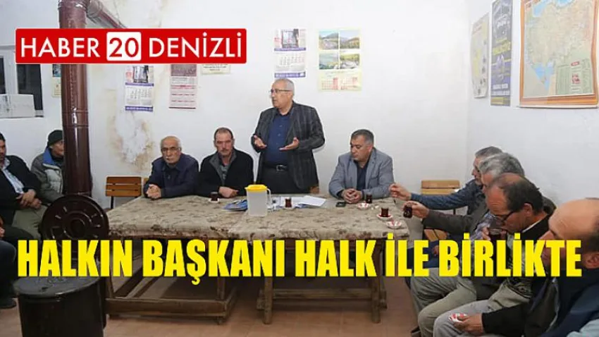 Halkın Başkanı Halk İle Birlikte
