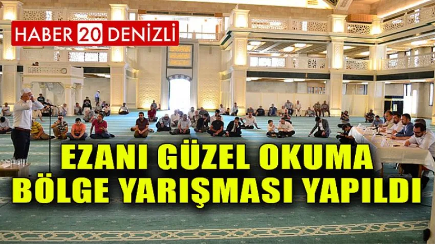 Ezanı Güzel Okuma Bölge Yarışması Yapıldı