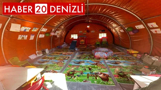 Büyükşehir’den deprem bölgesinde çocuk oyun alanları “Her şey çocuklarımız için”