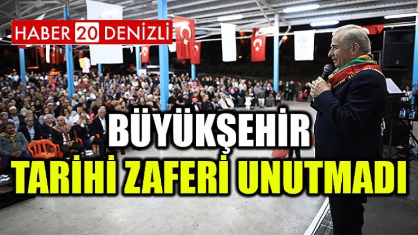 Büyükşehir tarihi zaferi unutmadı