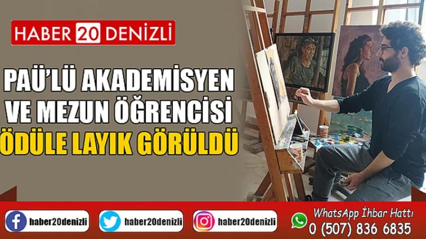 PAÜ’lü Akademisyen ve Mezun Öğrencisi Ödüle Layık Görüldü