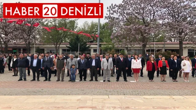 Çardak'da 23 Nisan kutlamaları yapıldı.