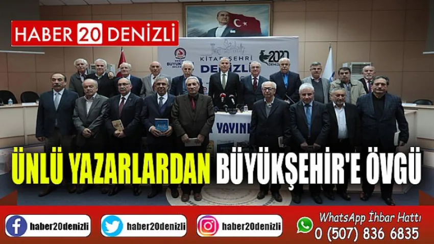 Ünlü yazarlardan Büyükşehir'e övgü