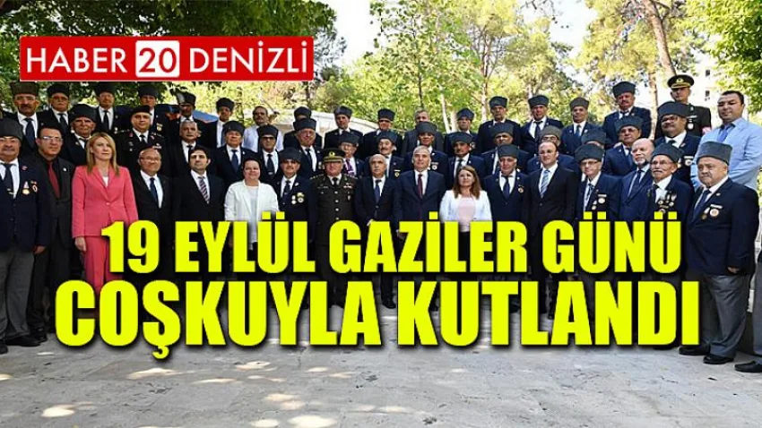19 Eylül Gaziler Günü Coşkuyla Kutlandı