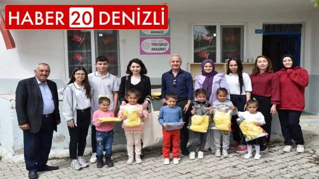 DOSTEK Koleji öğrencileri 23 Nisan’da köy okullarındaki minikleri sevindirdi