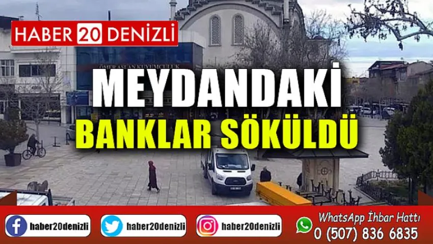 Yaşlılar Korona virüsüne aldırış etmeyince banklar söküldü
