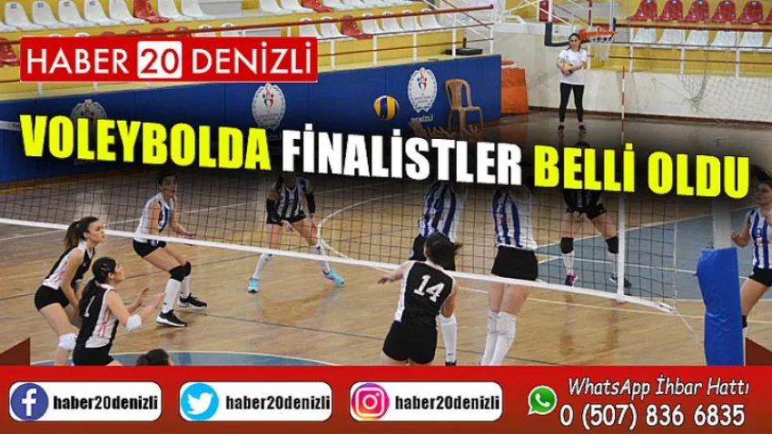 Voleybolda Finalistler Belli Oldu