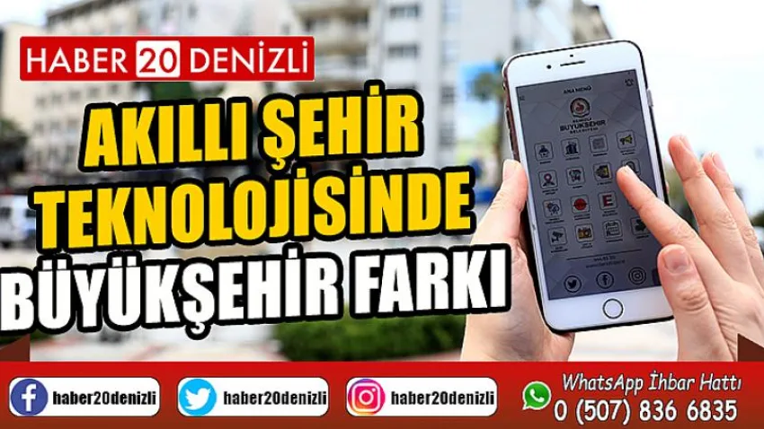 Akıllı şehir teknolojisinde Büyükşehir farkı
