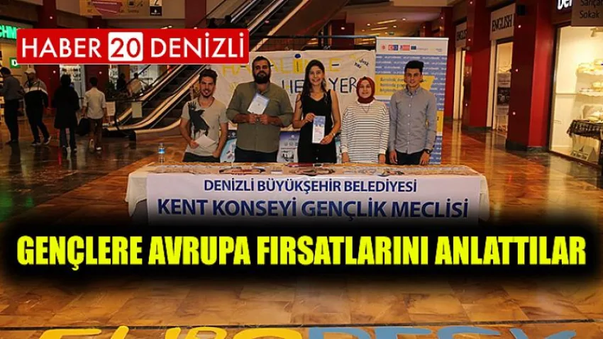 Gençlere Avrupa fırsatlarını anlattılar