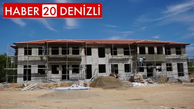 Çivril yöresel ürünler satış merkezi inşaatı tamamlanıyor
