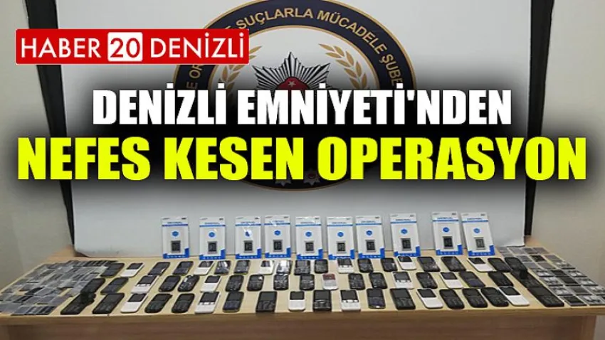 Denizli Emniyeti'nden Nefes Kesen Operasyon