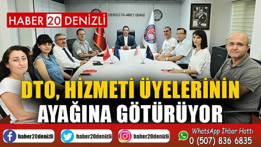 DTO, hizmeti üyelerinin ayağına götürüyor