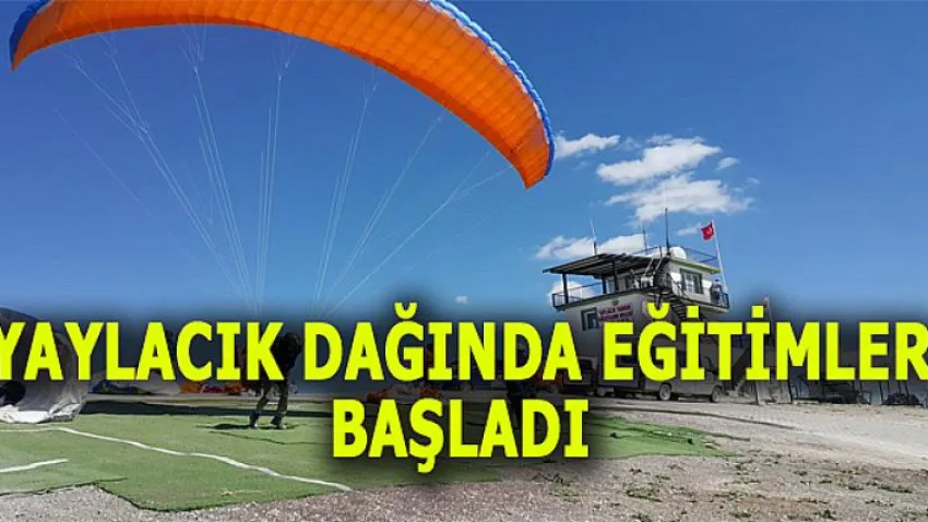 Yaylacık Dağında Eğitimler Başladı