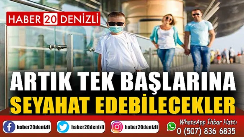 Denizli'de 18 yaş altı gençler tek başına seyahat edebilecek