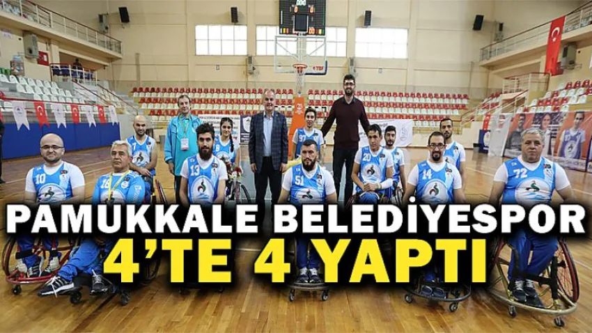 Pamukkale Belediyespor 4’Te 4 Yaptı
