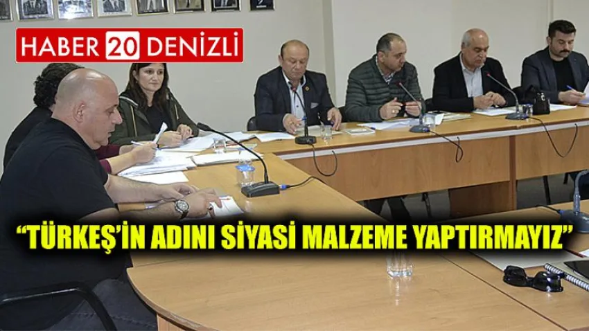 Türkeş’in adını siyasi malzeme yaptırmayız