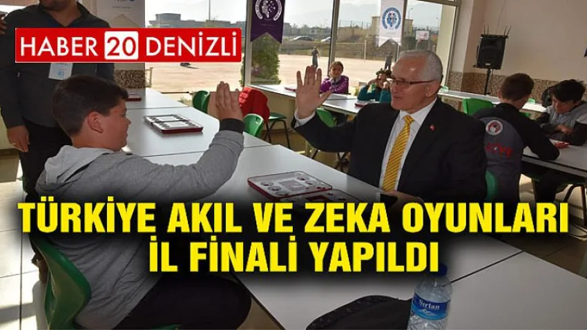 Türkiye Akıl ve Zeka Oyunları İl Finali Yapıldı