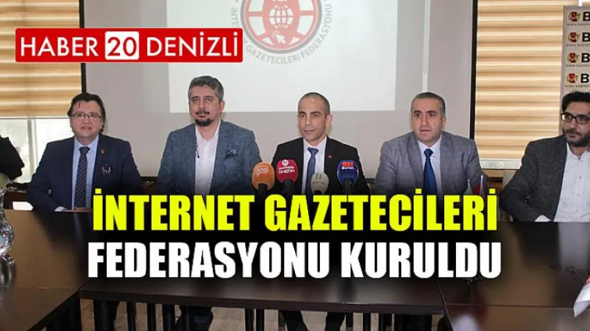 İnternet Gazetecileri Federasyonu Kuruldu