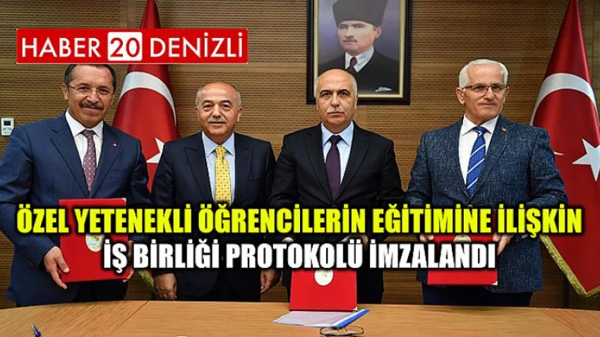 Özel Yetenekli Öğrencilerin Eğitimine İlişkin İş Birliği Protokolü İmzalandı