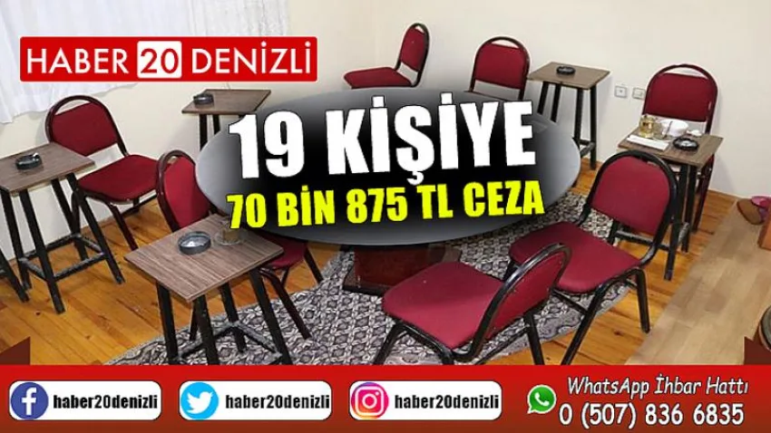 Korona virüse rağmen kumar masası kuran 19 kişiye 70 bin 875 TL ceza