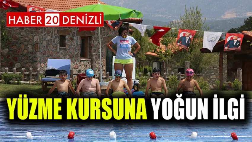 Yüzme Kursuna Yoğun İlgi