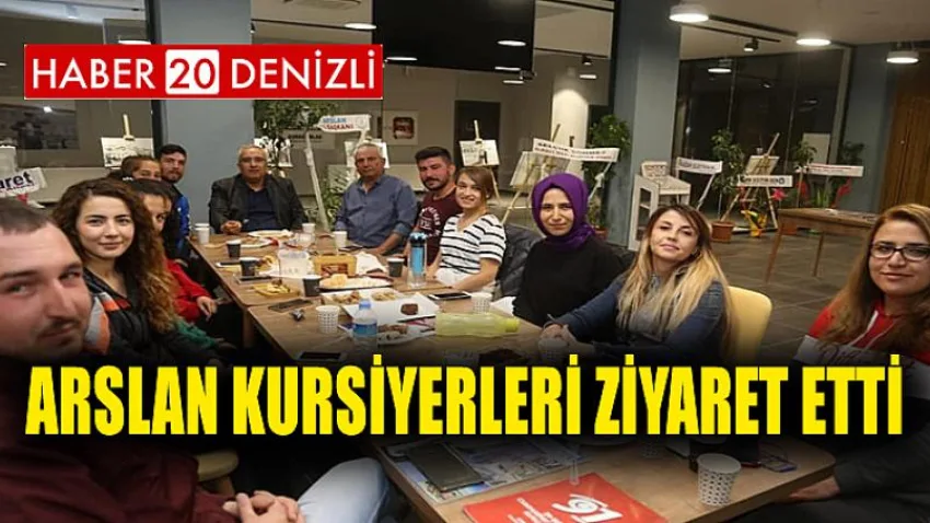 Arslan Kursiyerleri Ziyaret Etti