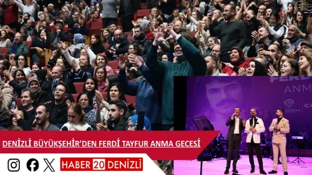 Denizli Büyükşehir’den Ferdi Tayfur Anma Gecesi