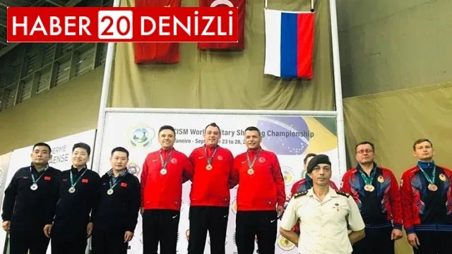 Denizlili komutan attığını vurdu, dünya 3.'sü oldu