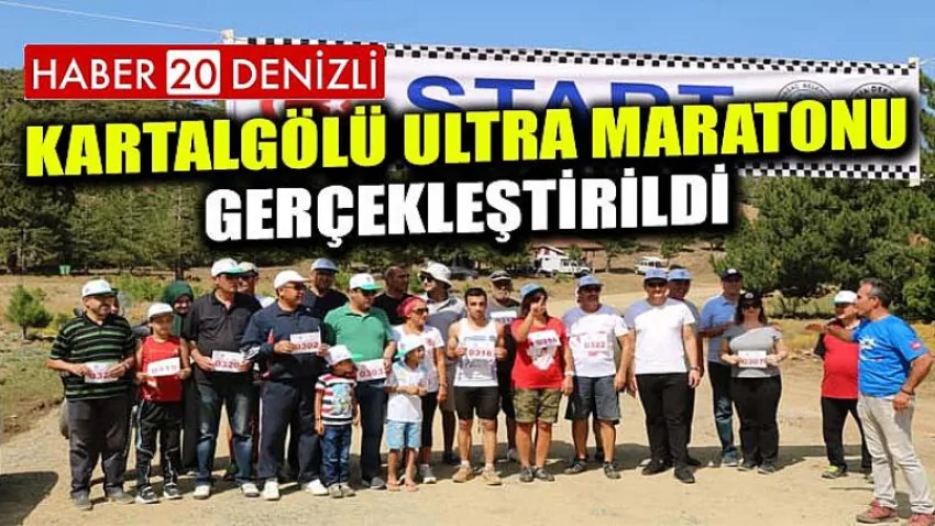 Kartalgölü Ultra Maratonu Gerçekleştirildi