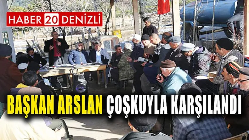 Başkan Arslan Çoşkuyla Karşılandı