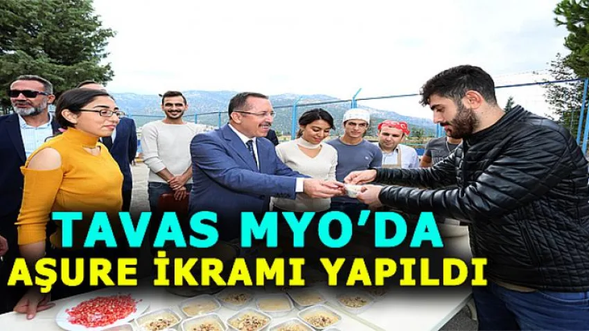 Tavas Myo’da Aşure İkramı Yapıldı