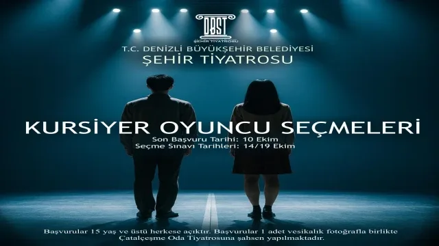 Şehir Tiyatrosu yeni yeteneklerini arıyor