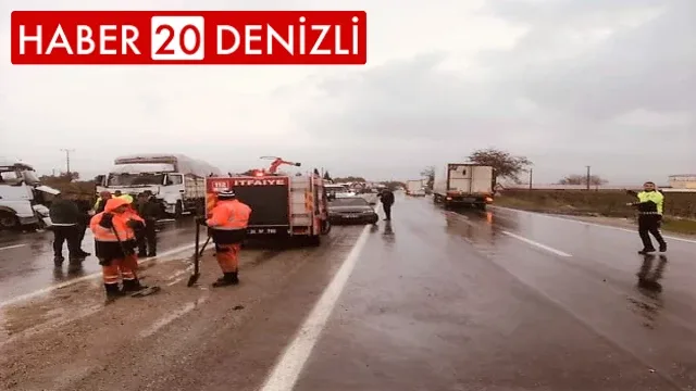 Denizli'de son 1 haftada 110 trafik kazası meydana geldi