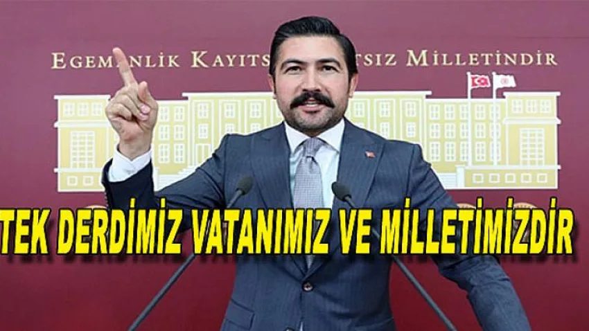 Tek Derdimiz Vatanımız ve Milletimizdir