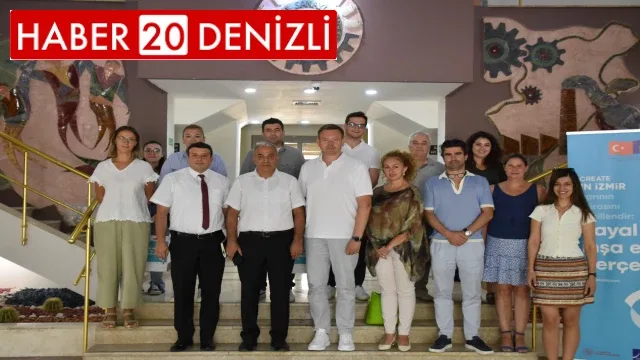 Denizli OSB, Dijital Hub’ı projesi ekibiyle buluştu