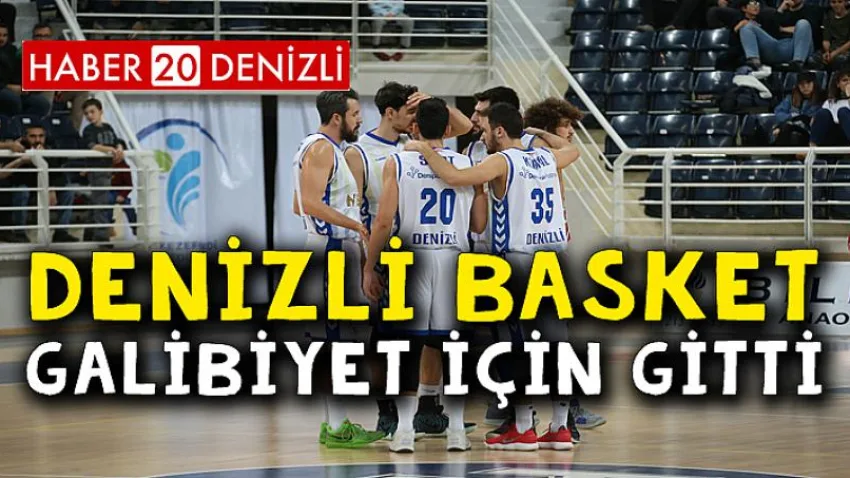 Denizli Basket Galibiyet için Gitti