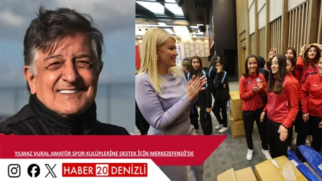 Yılmaz Vural amatör spor kulüplerine destek için Merkezefendi’de