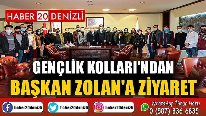 Gençlik Kolları'ndan Başkan Zolan'a ziyaret