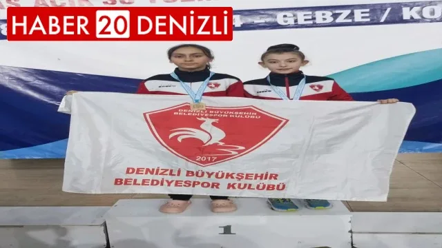 Denizli Büyükşehrin sporcuları kış şampiyonasından derecelerle döndü