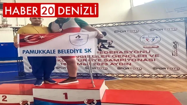 Pamukkaleli Halterci Türkiye Şampiyonu