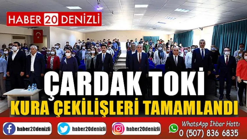 Çardak TOKİ Kura Çekilişleri Tamamlandı