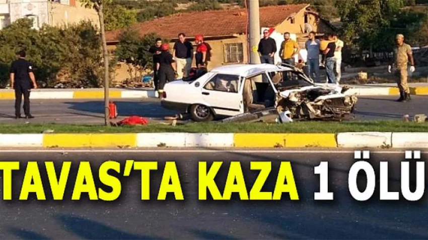 Tavas'ta Kaza: 1 Ölü