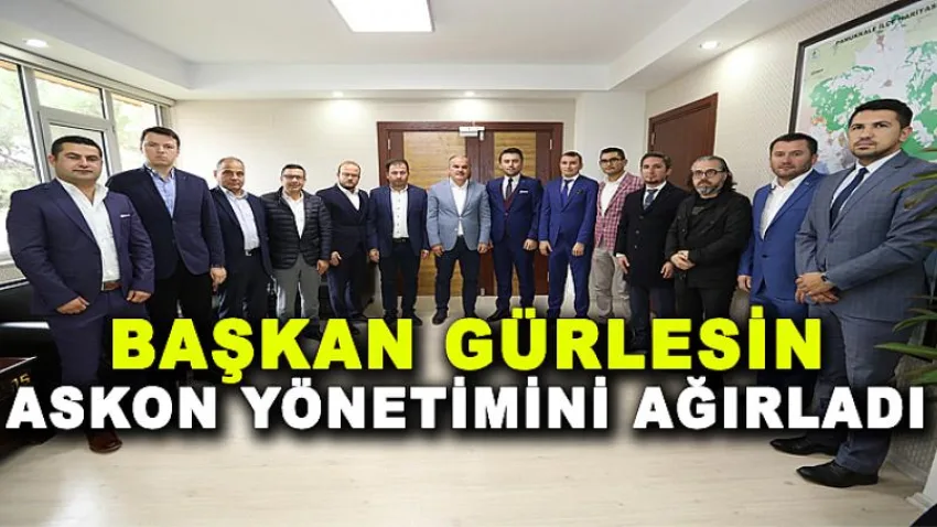 Başkan Gürlesin Askon Yönetimini Ağırladı