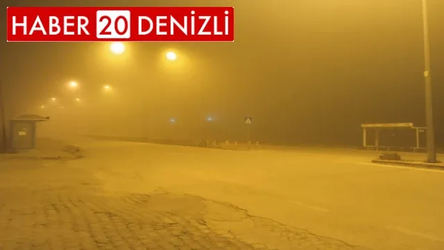 Denizli’nin yüksek kesimleri sise büründü