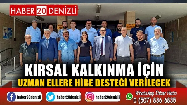 Kırsal kalkınma için uzman ellere hibe desteği verilecek
