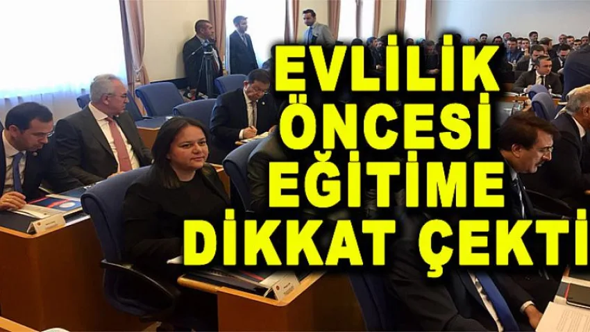 Evlilik Öncesi Eğitime Dikkat Çekti